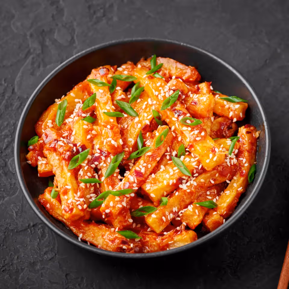 Schezwan Chilly Potatoes