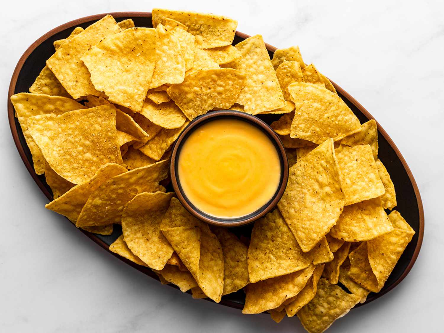 Nachos with Cheese Sauce