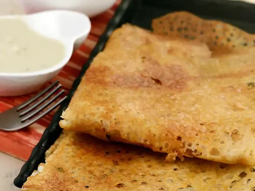 Butter Onion Rawa Masala Dosa