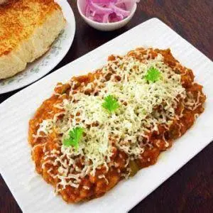 Jain Cheese Pav Bhaji